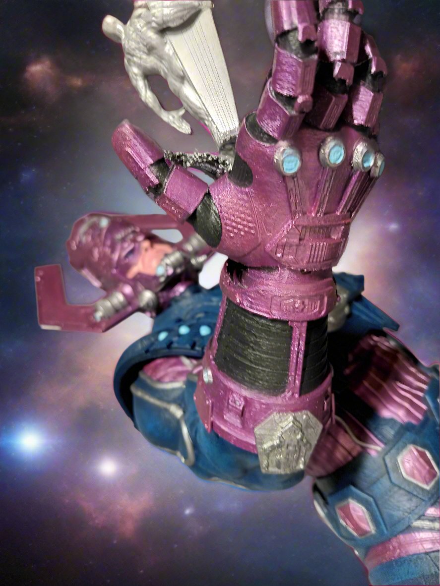 Hand Painted Galactus Statue