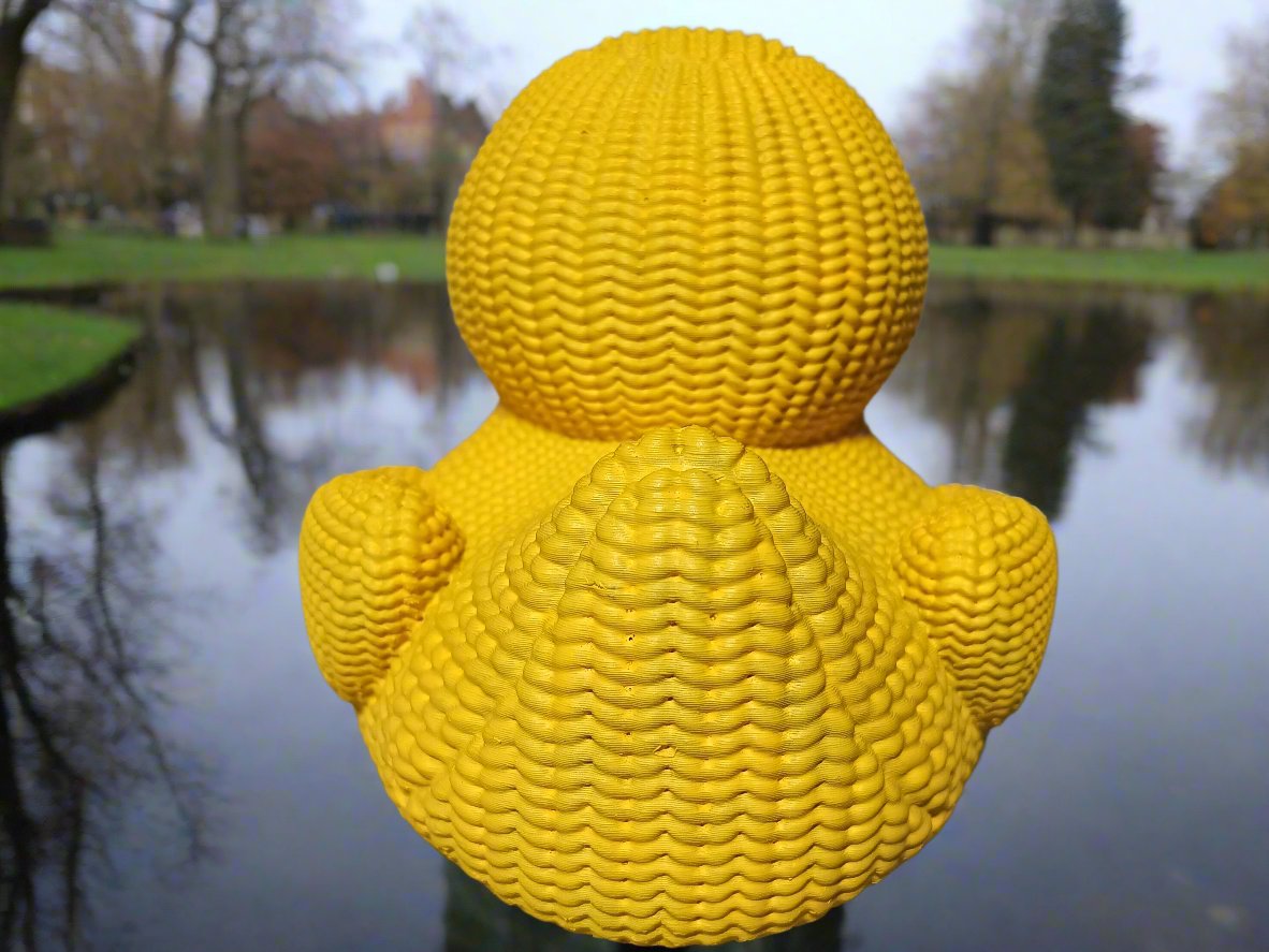 Knitted Duck