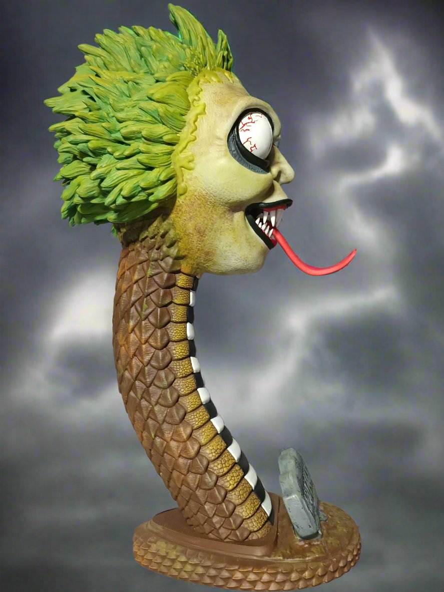 Beetlejuice Snake Bust