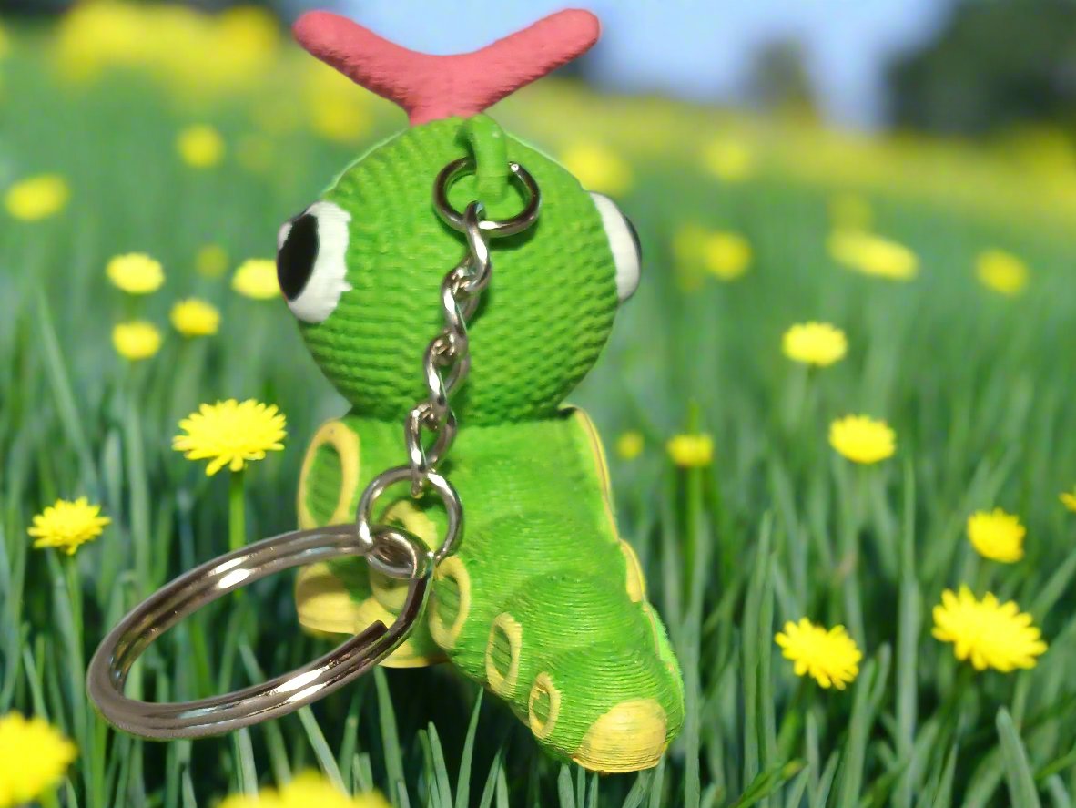 Caterpie Keychain