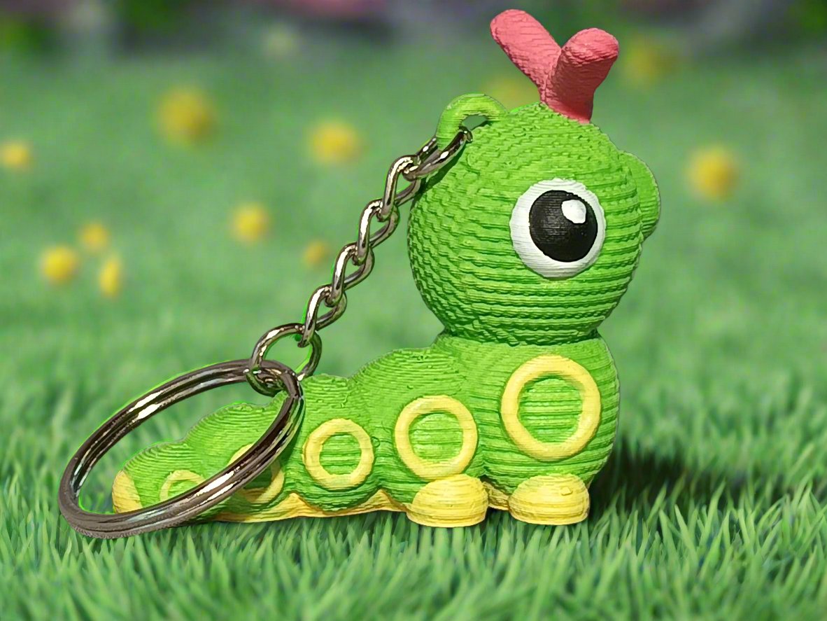 Caterpie Keychain