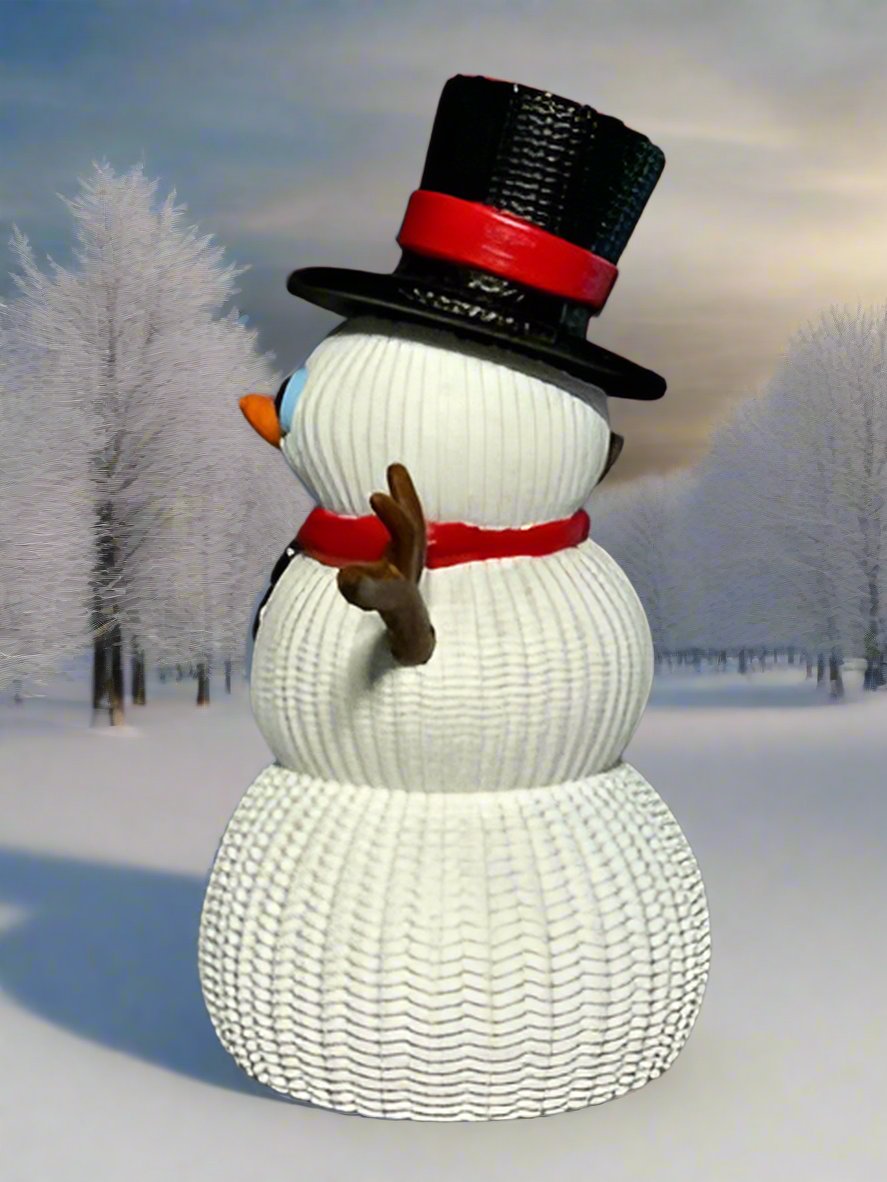 Hand Painted Snowman