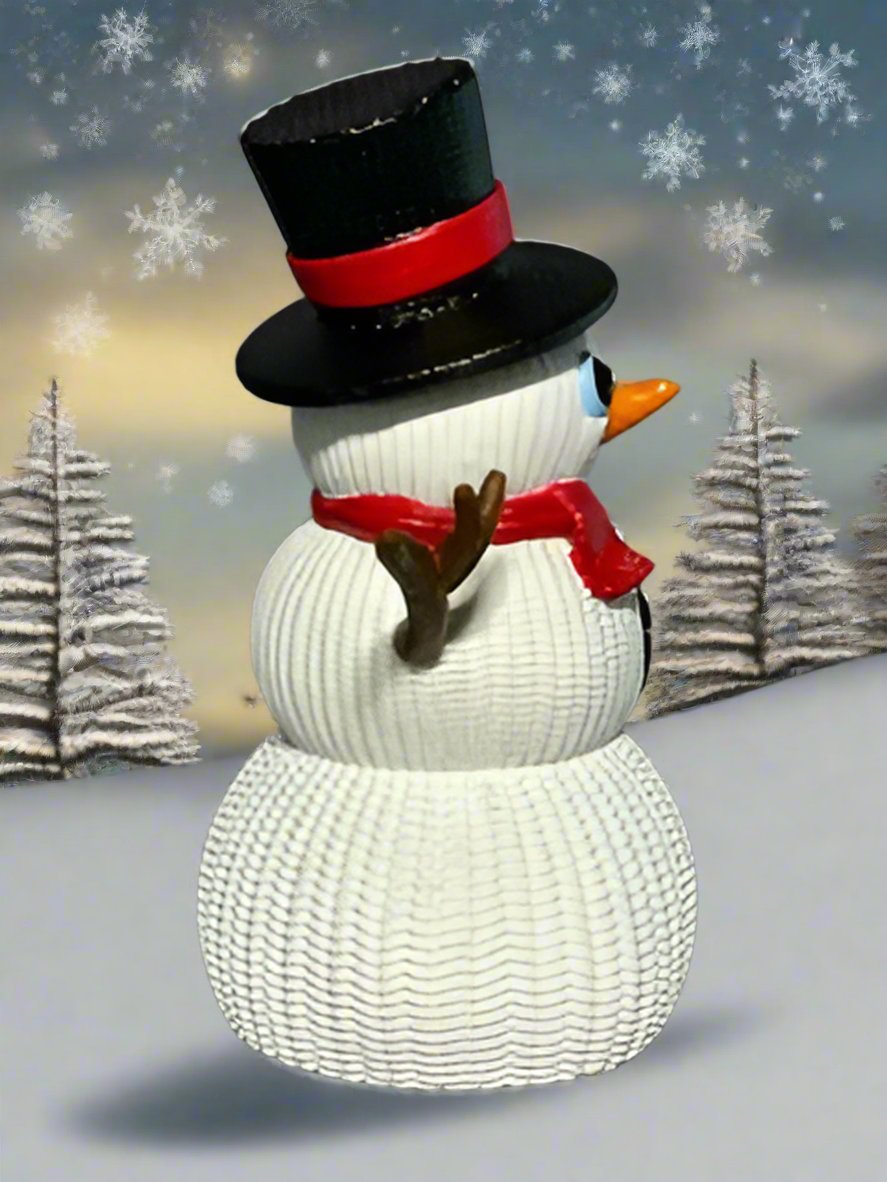 Hand Painted Snowman