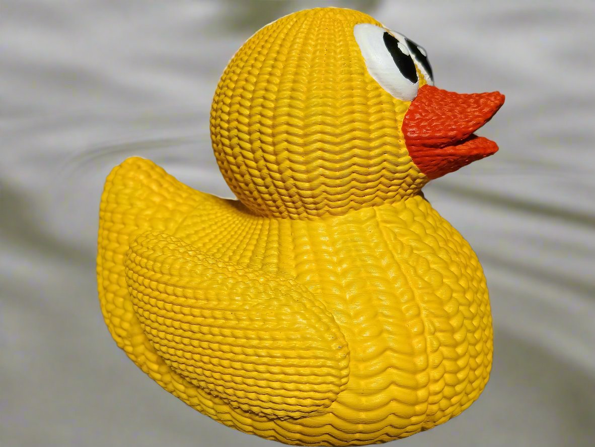 Knitted Duck