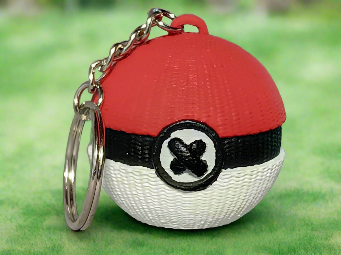 Pokeball Keychain