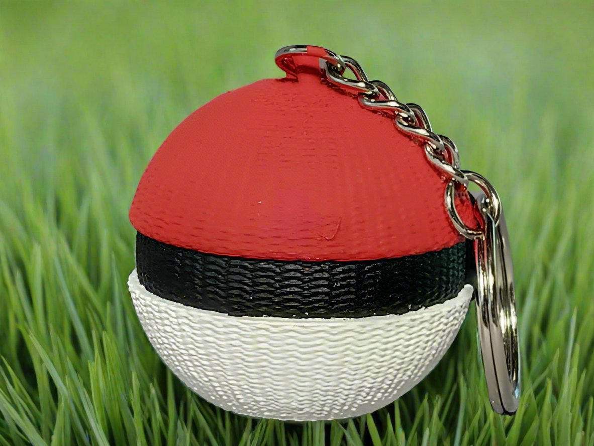 Pokeball Keychain