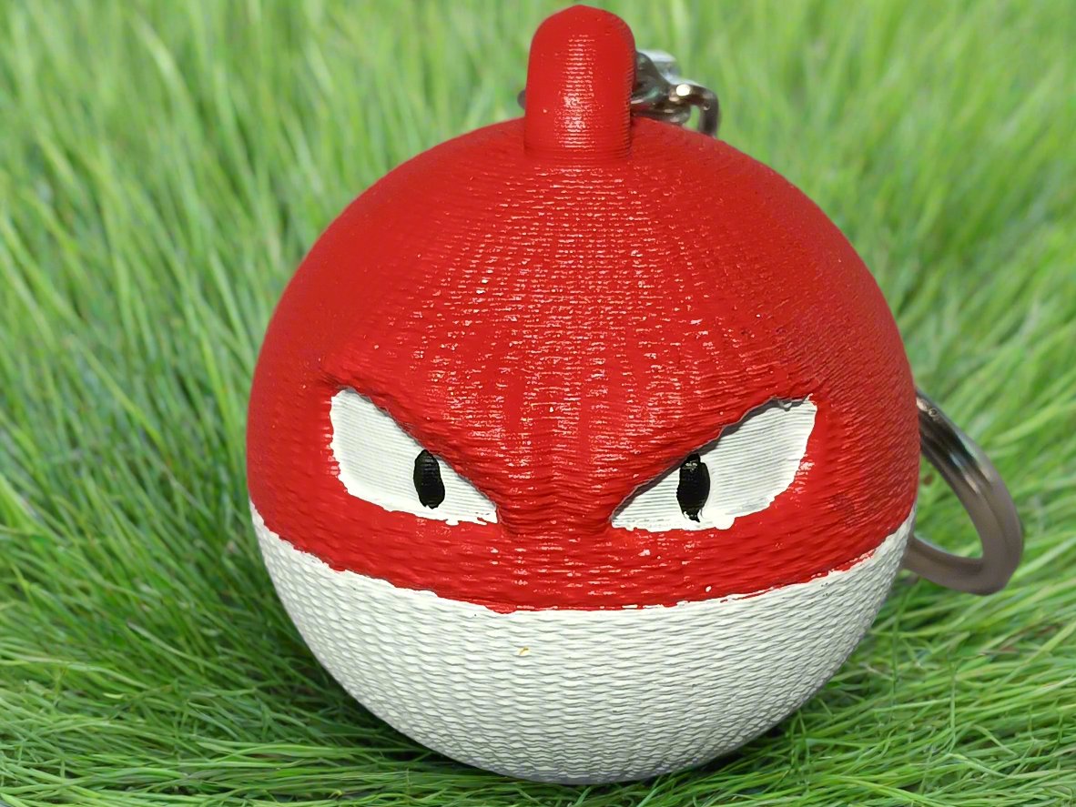 Voltorb Keychain